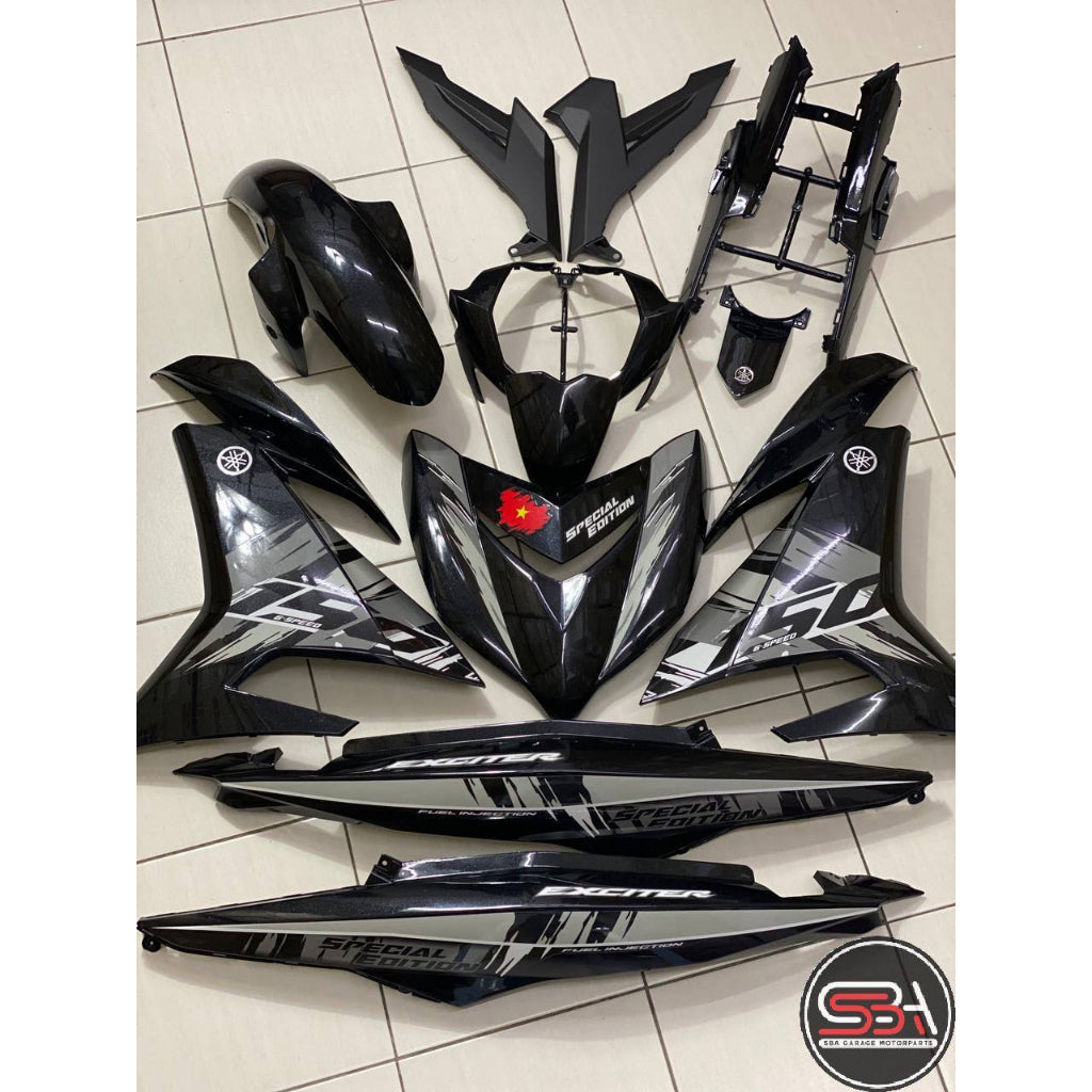 COVERSET BODYSET YAMAHA Y Y15 Y15ZR V1 V2 DR SP BLACK VIETNAM EDITION DOCTOR 014 SIAP TANAM