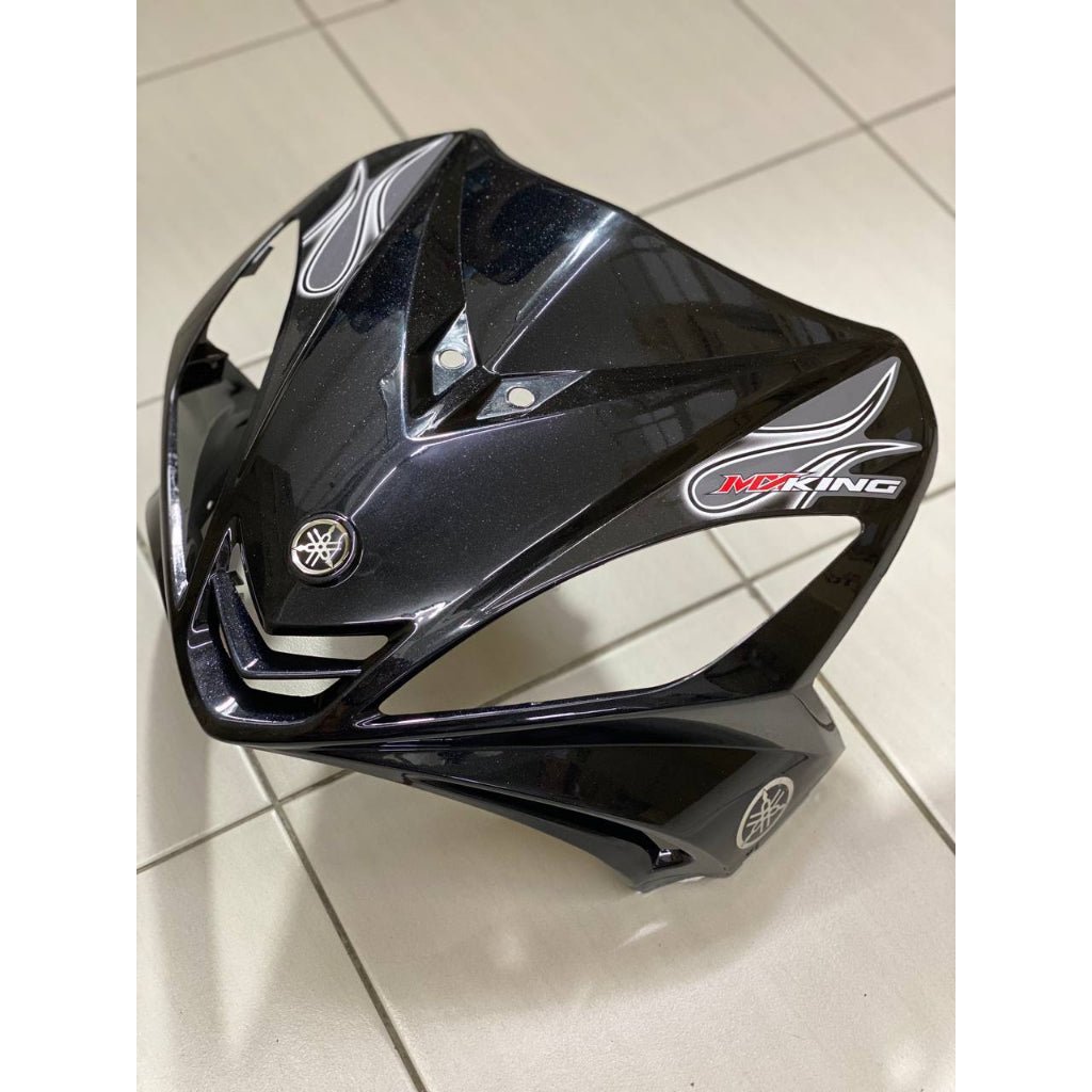 COVERSET BODYSET YAMAHA LC LC135 V1 DOCTOR MX KING FIRE BLACK HITAM KILAT STRIPE TANAM CODE 014 DOCTOR EDITION OEM