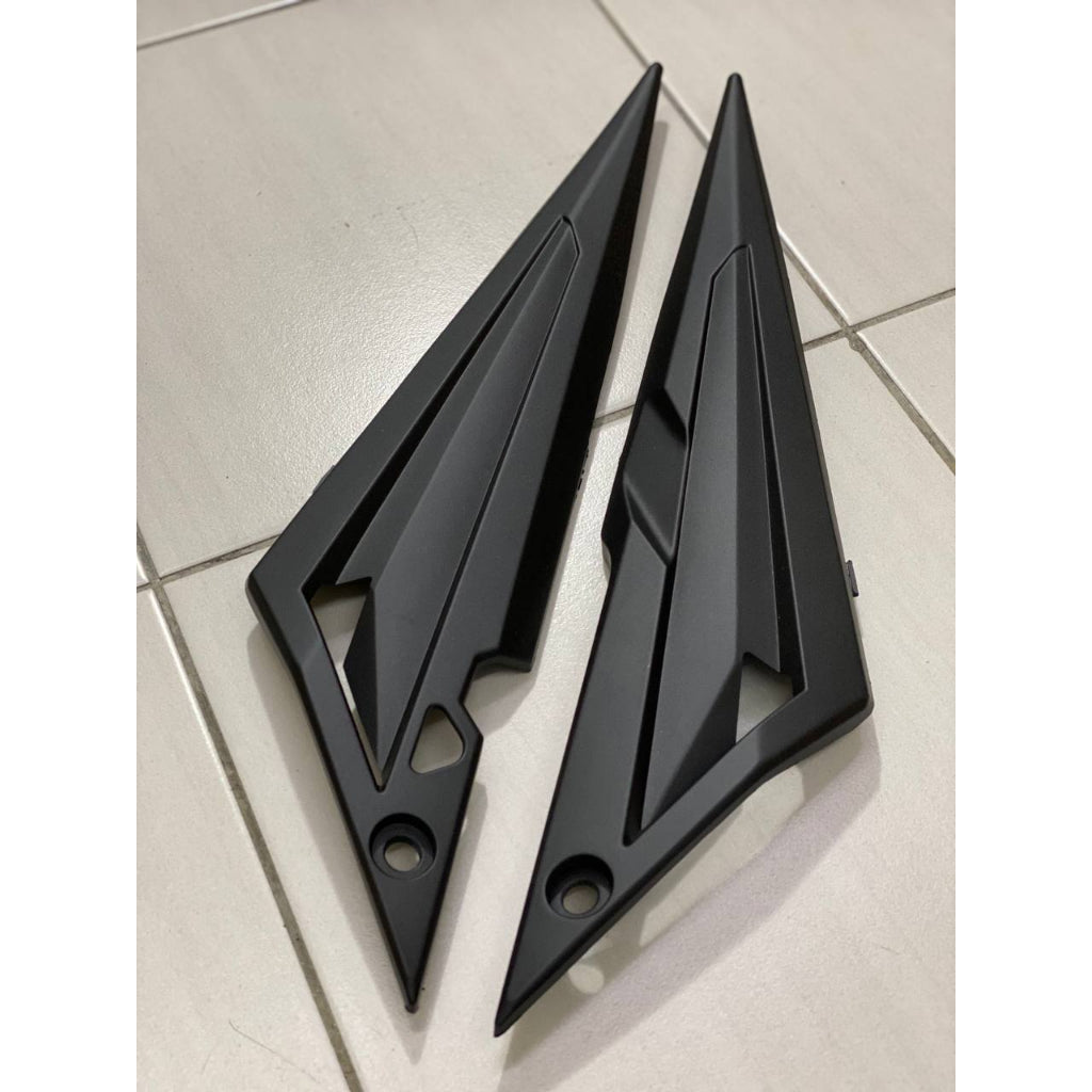 COVERSET BODYSET YAMAHA LC LC135 V1 DOCTOR MX KING FIRE BLACK HITAM KILAT STRIPE TANAM CODE 014 DOCTOR EDITION OEM