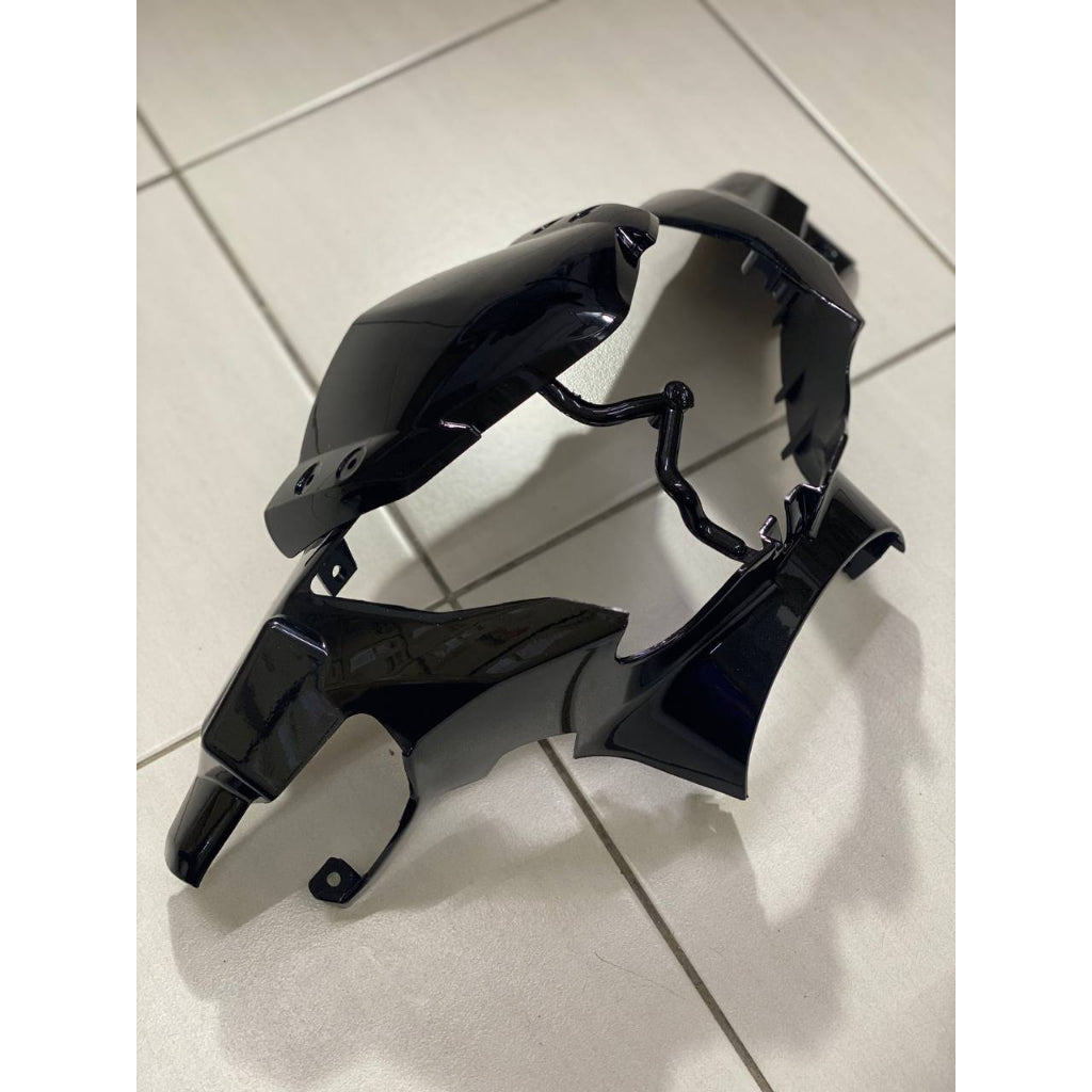 YAMAHA LC LC135 V6 V7 MATELIC BLACK FIRE RED DESIGN COVERSET BODYSET SIAP TANAM VELOZI WITH COVER METER