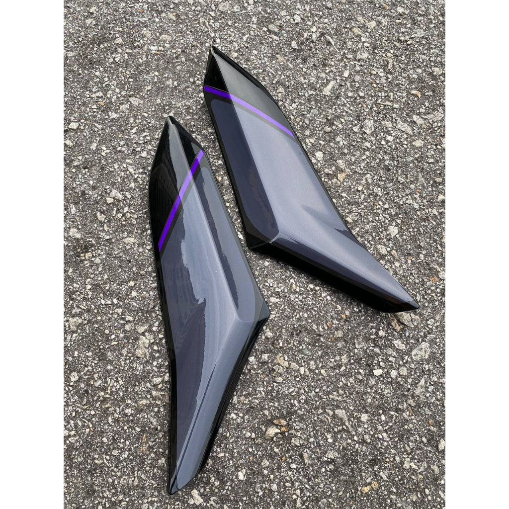 Y16 COVERSET Y16ZR RXZ DESIGN PURPLE BLACK Y16-RXZ-E-2 ORIGINAL VELOZI VDOCTOR 017 YAMAHA SIAP TANAM READY STOK