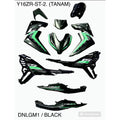 Y16 COVERSET Y16ZR ARMY GREEN DNLGM1 BLACK Y16-ST-2 ORIGINAL VELOZI YAMAHA SIAP TANAM READY STOK