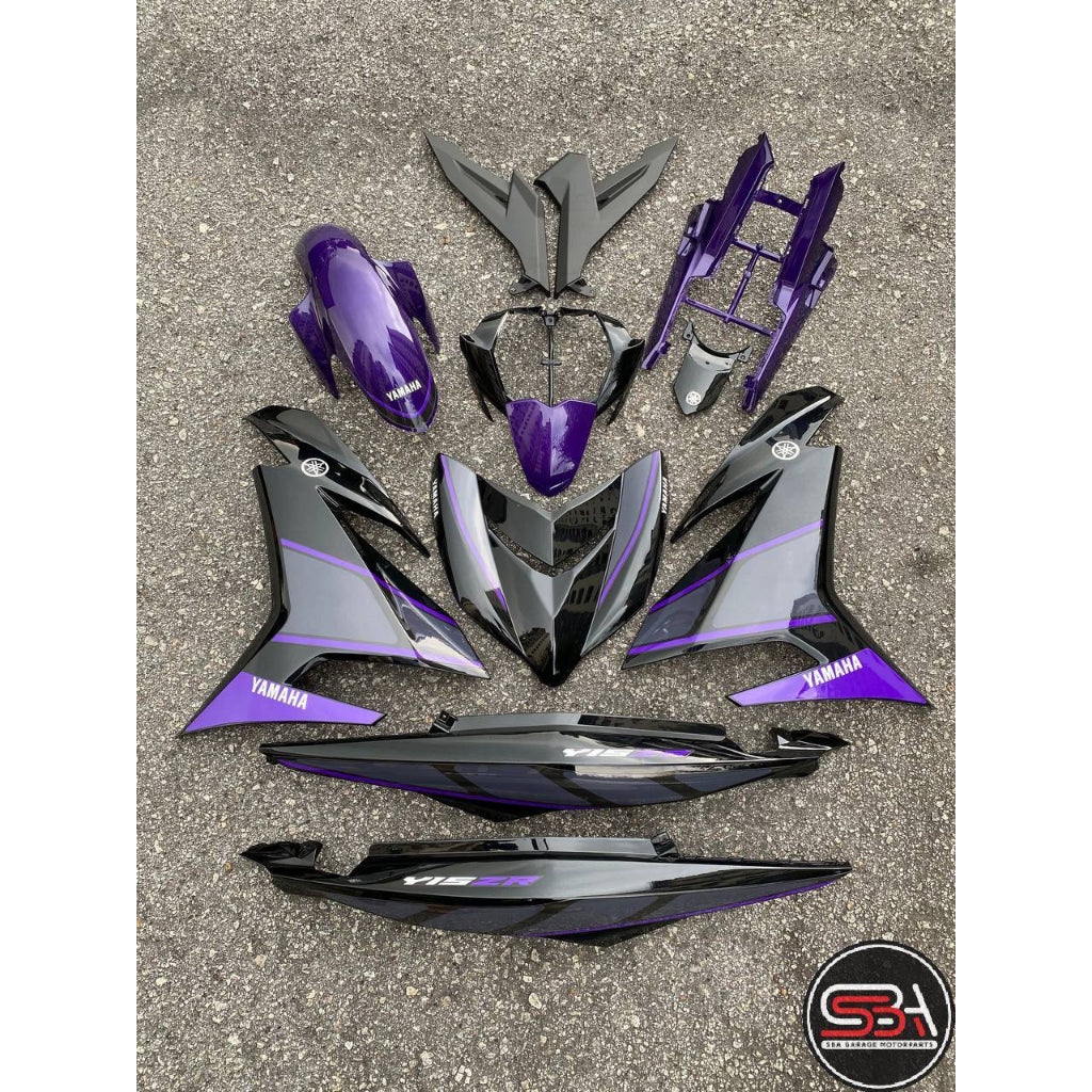 COVERSET BODYSET YAMAHA Y15 Y15ZR V1 V2 RXZ PURPLE EDITION DOCTOR 031 SIAP TANAM