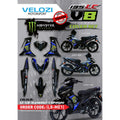 MOTORCYCLE COVERSET BODYSET LC135 LC V8 MONSTER ENERGY GP 2020 L8-ME1 FUEL INJECTION FI YAMAHA SIAP TANAM VELOZI