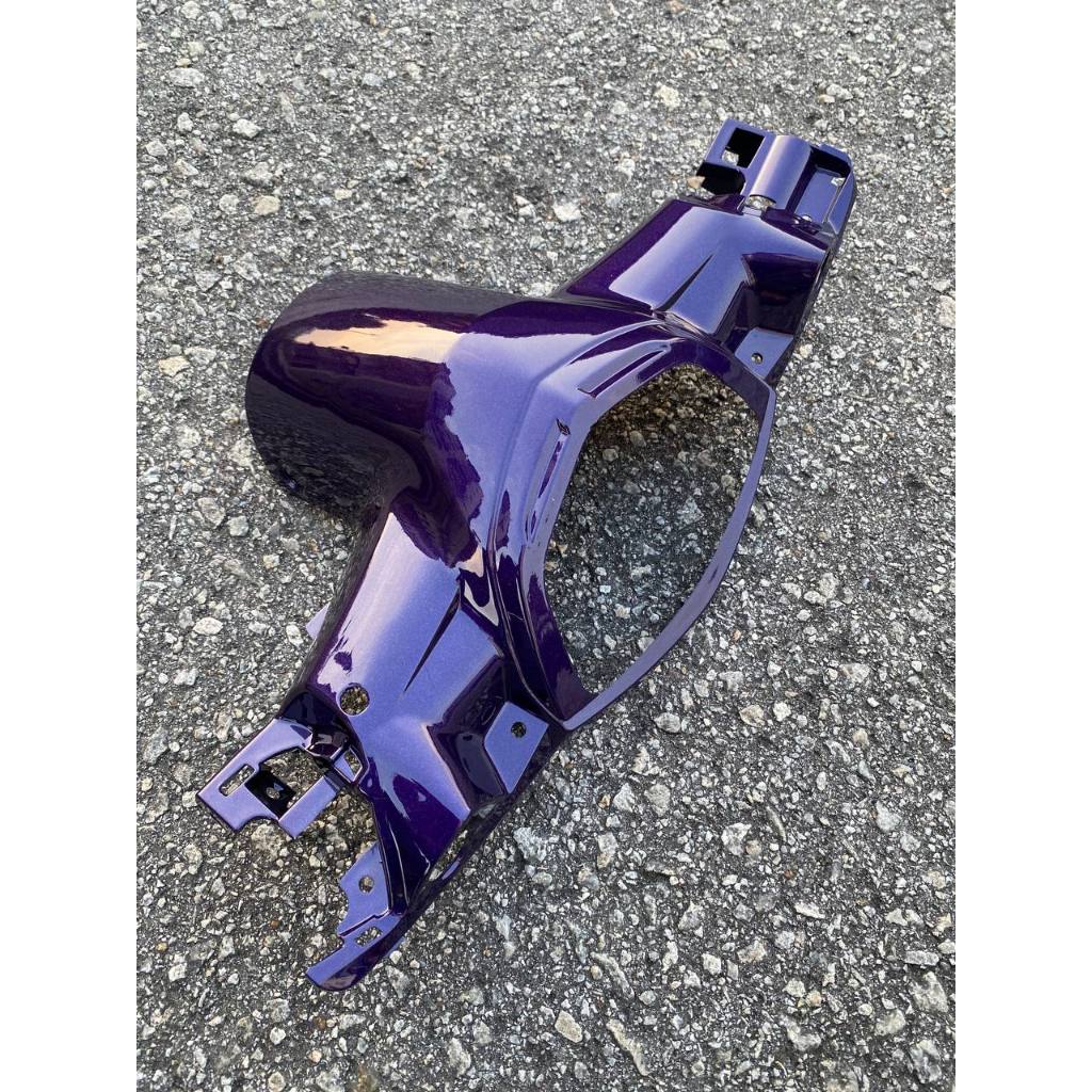 COVERSET BODYSET YAMAHA LC LC135 V1 DR PURPLE RXZ STRIPE TANAM CODE 017 DOCTOR EDITION OEM
