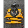 MOTORCYCLE COVERSET BODYSET LC135 LC V8 MX KING YELLOW GREY MATT L8-MXK-2 FUEL INJECTION FI YAMAHA SIAP TANAM VELOZI