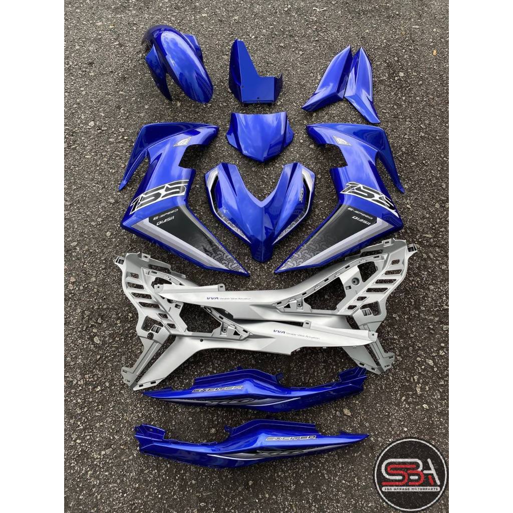 Y16 COVERSET Y16ZR EXCITER RC DPBMC MSI BIRU RC Y16-ECT-RC-1 ORIGINAL VELOZI YAMAHA SIAP TANAM READY STOK