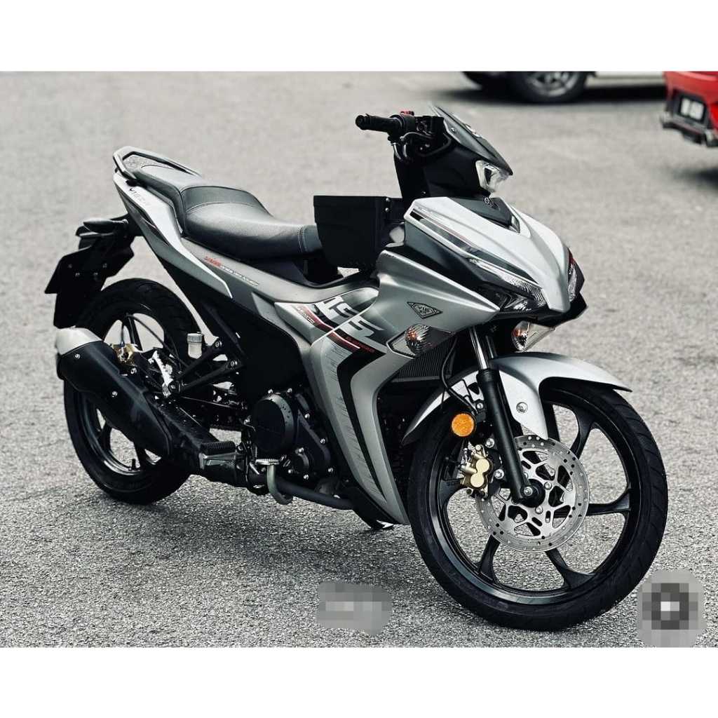 Y16 COVERSET Y16ZR STANDARD SILVER MS1 MNM3 Y16-S-3 ORIGINAL VELOZI YAMAHA SIAP TAMPAL READY STOK