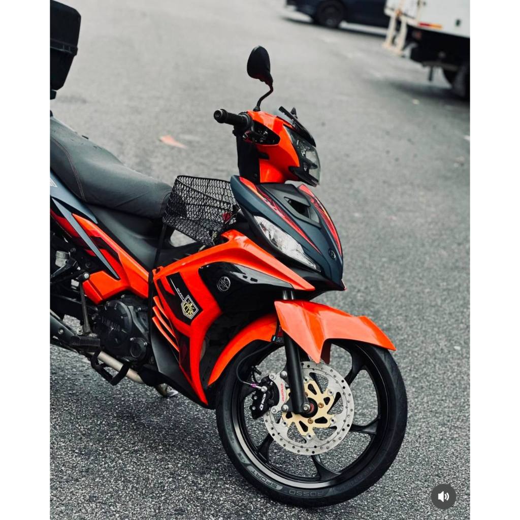 YAMAHA LC LC135 V6 V7 VOM2 MBM3 STANDARD 2023 ORANGE DESIGN COVERSET BODYSET SIAP TAMPAL VELOZI WITH COVER METER L6-ST-4