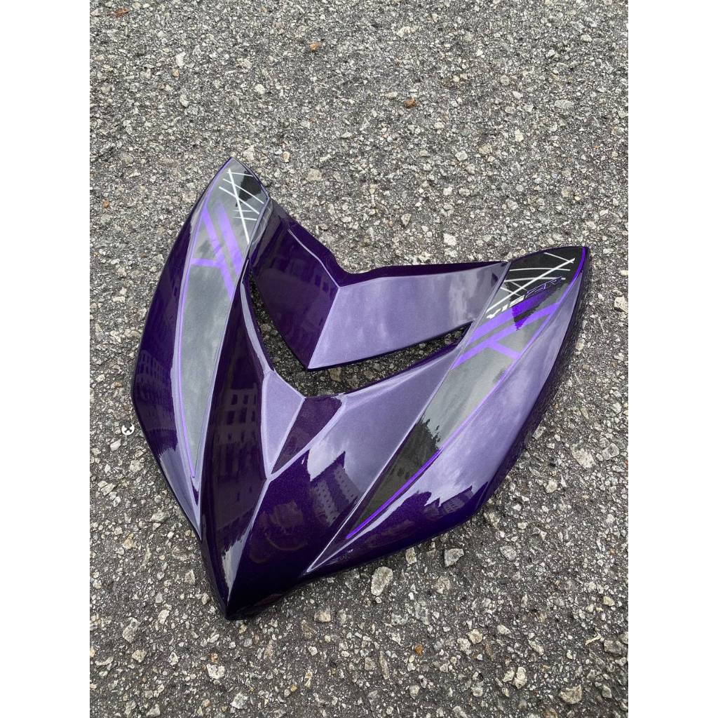 COVERSET BODYSET YAMAHA Y Y15 Y15ZR V1 V2 DOCTOR PURPLE 039 SIAP TANAM CLEAR 2K