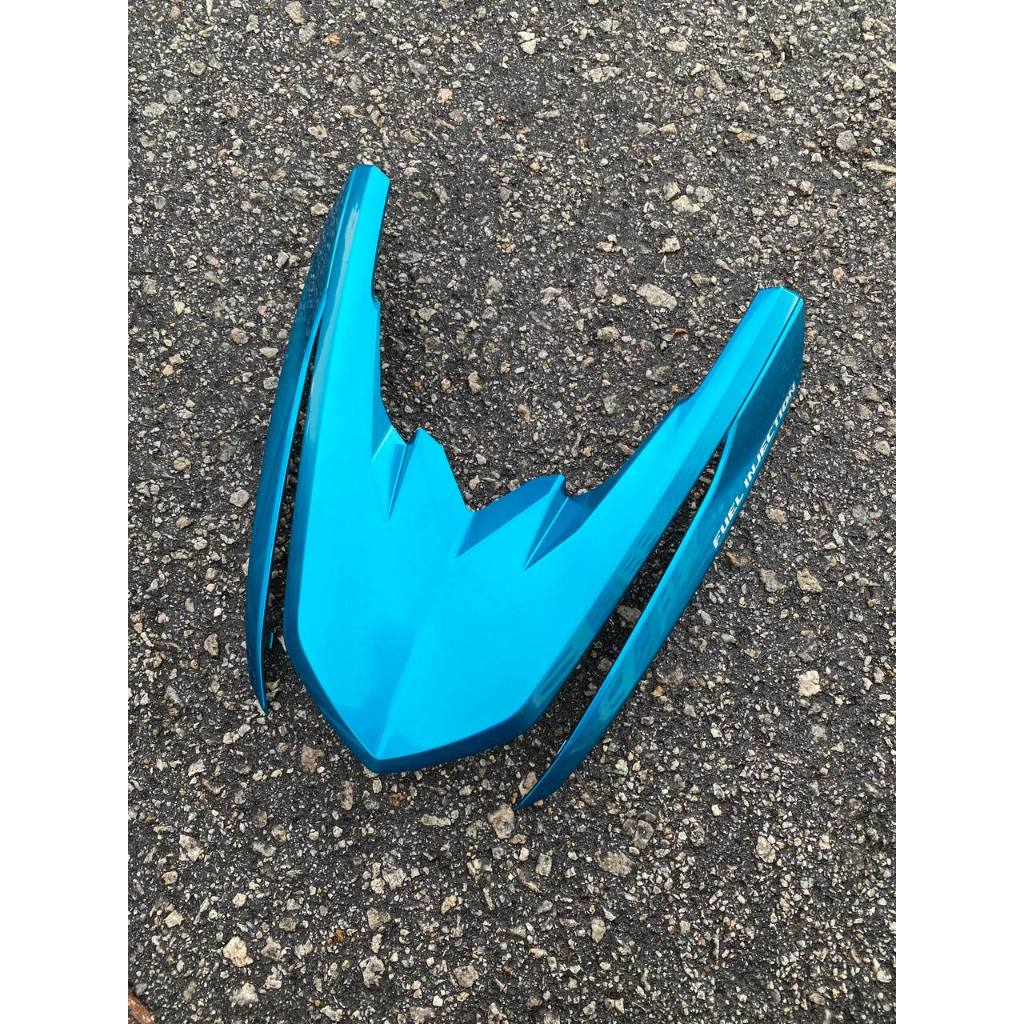 COVERSET BODYSET EGO SOLARIZ YAMAHA CYAN CM6 SILVER SIAP TAMPAL ORIGINAL HLY