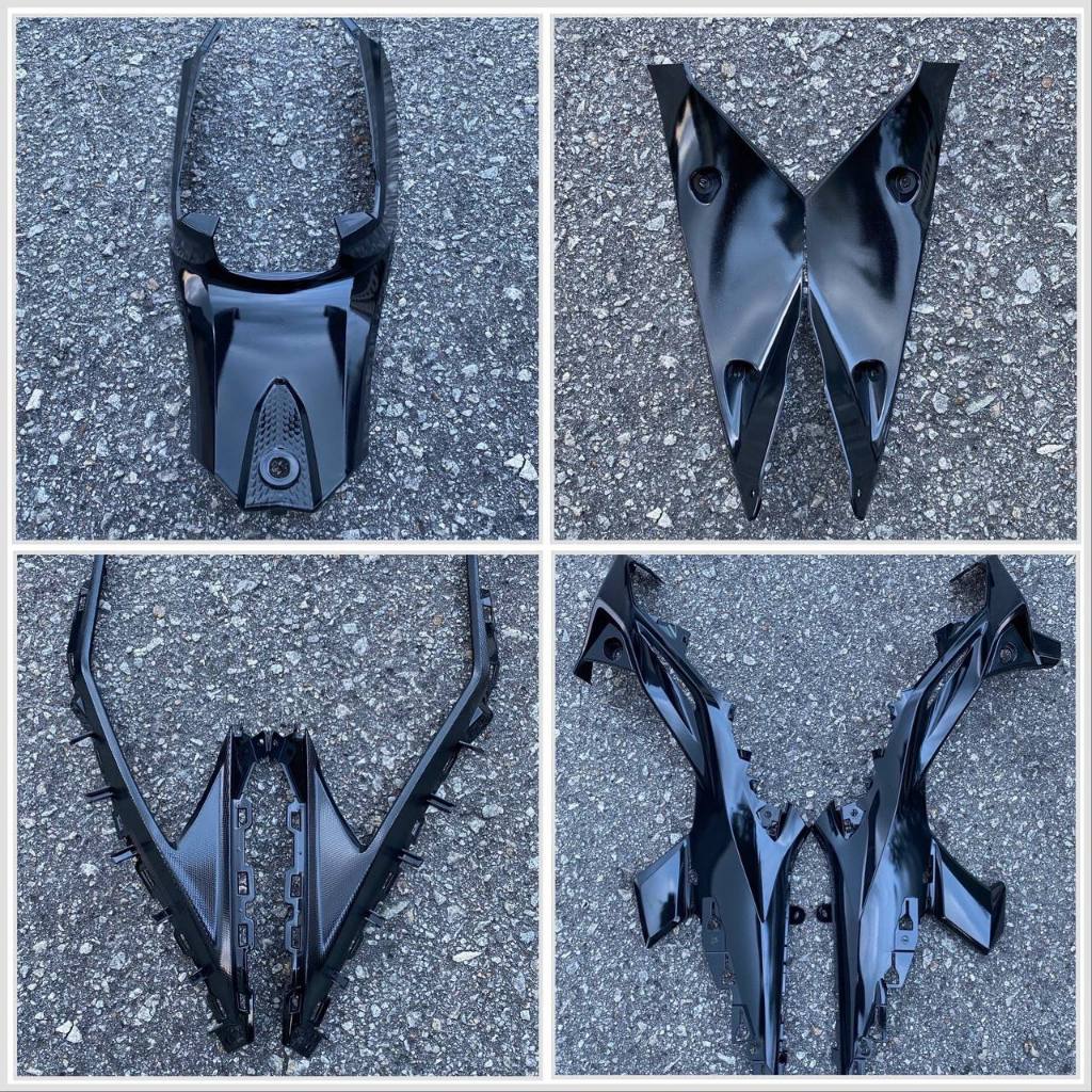 INNER LC 135 LC135 V8 FI V DOCTOR OEM FULLSET HITAM BLACK MATT / KILAT YAMAHA ( 13 ITEM / 15 ITEM )