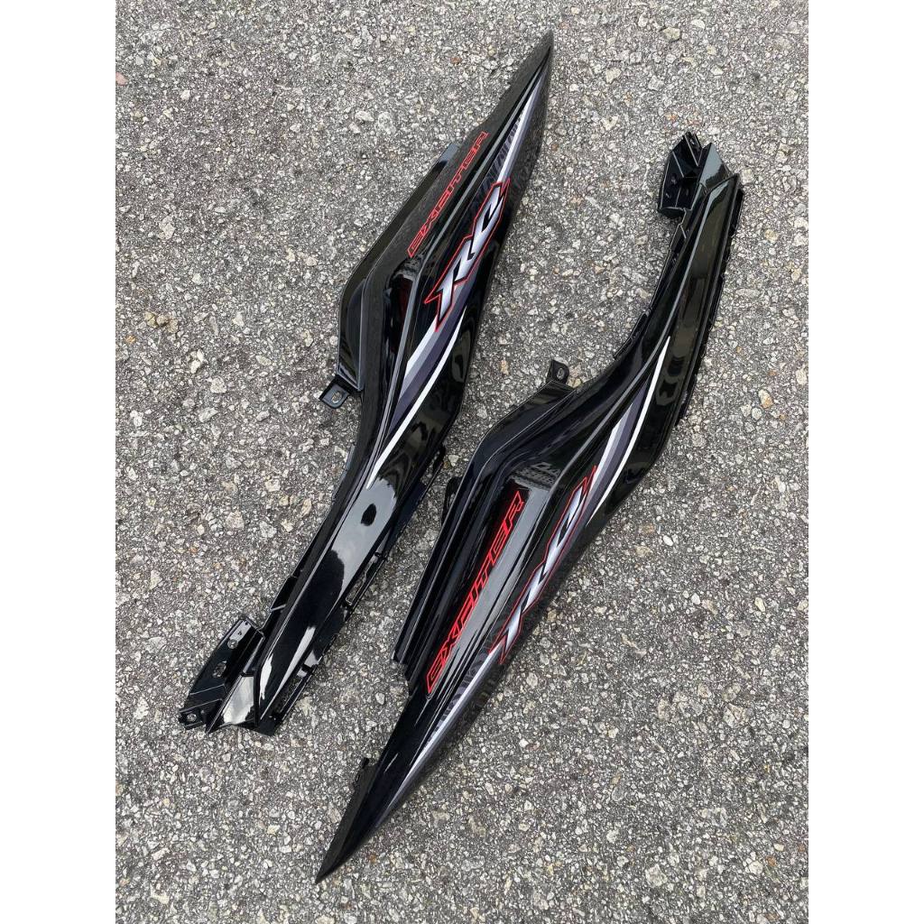 Y16 COVERSET Y16ZR EXCITER RC MATELIC BLACK MSI HITAM Y16-ECT-RC-2 ORIGINAL VELOZI YAMAHA SIAP TANAM READY STOK