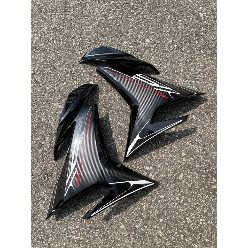 COVERSET ORIGINAL 100% HLY HONG LEONG YAMAHA Y15ZR V1 V2 HITAM EXCITER RC HITAM BLACK BODYSET Y15ZR YSUKU TAMPAL