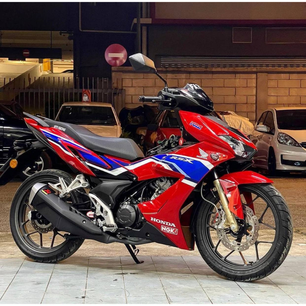 HONDA RSX RS-X 150 RSX150 COVERSET DOCTOR RED 001 STANDARD COLOR SIAP TANAM CLEAR FIT DENGAN BODY