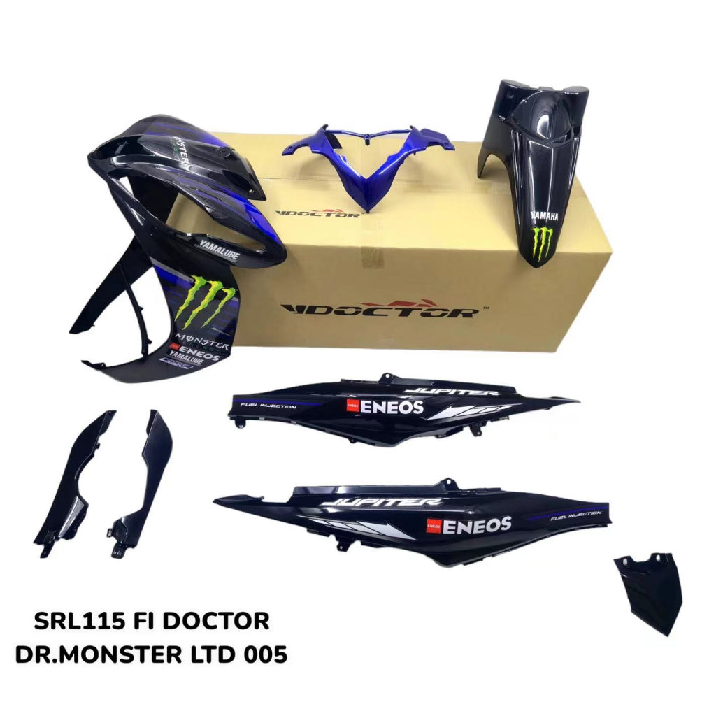 COVERSET BODYSET OEM SET LAGENDA SRL 115 / 115 Fi MONSTER LTD 005 – LIMITED EDITION – ORIGINAL EQUIPMENT MANUFACTURER
