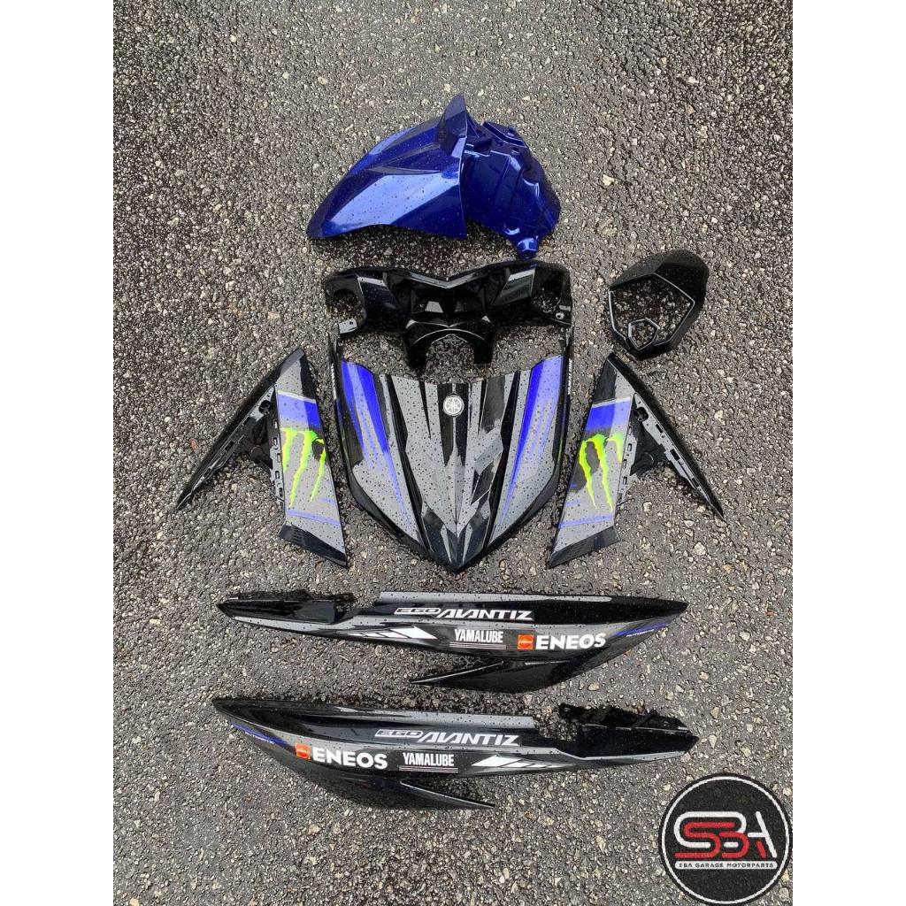 COVERSET BODYSET EGO AVANTIZ YAMAHA STICKER SIAP TANAM MONSTER LTD 005 DOCTOR FULLSET