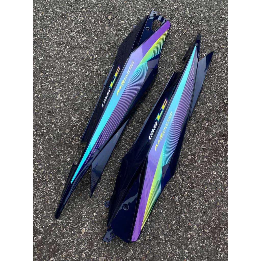 COVERSET BODYSET YAMAHA LC LC135 V1 DR DOXOU 2023 STRIPE TANAM CODE 019 DOCTOR EDITION OEM