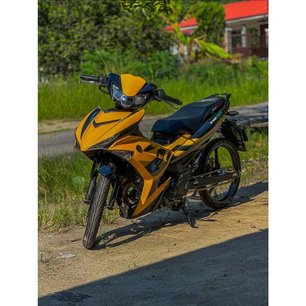 COVERSET BODYSET ORIGINAL SET Y15 Y15ZR YSUKU V1 V2 YELLOW KUNING 2023 DESIGN ORIGINAL HONG LEONG YAMAHA HLY