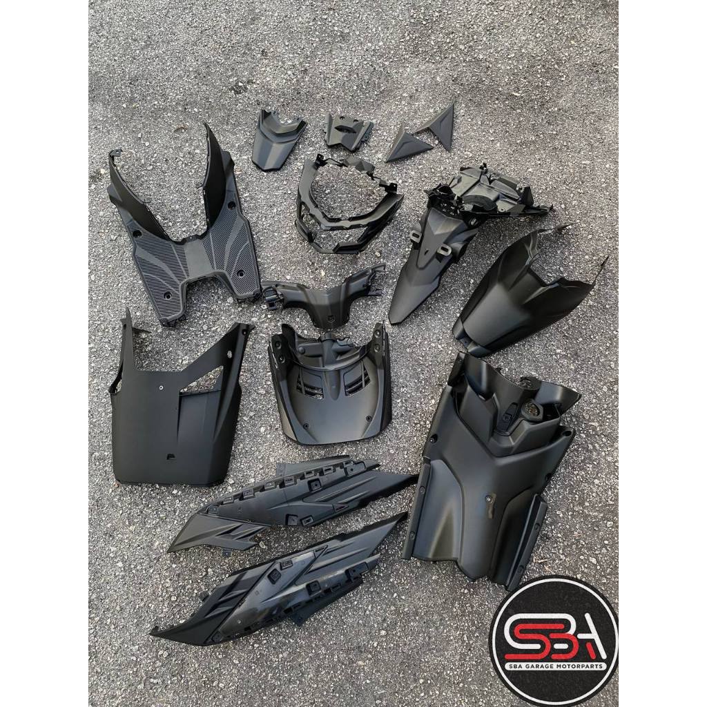 ORIGINAL HLY INNER COVER HITAM MATTE EGO AVANTIZ BLACK COMPLETE SET 14 ITEM FULLSET TERMASUK REAR FENDER