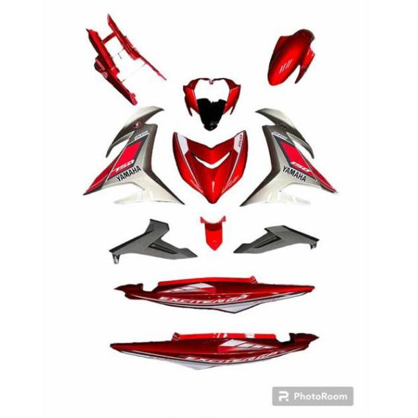 Y15ZR V1 V2 RM7 S3 EXCITER GP MERAH RED TANAM COVERSET PREMIUM EDITION BODYSET Y15ZR YSUKU ORIGINAL VELOZI