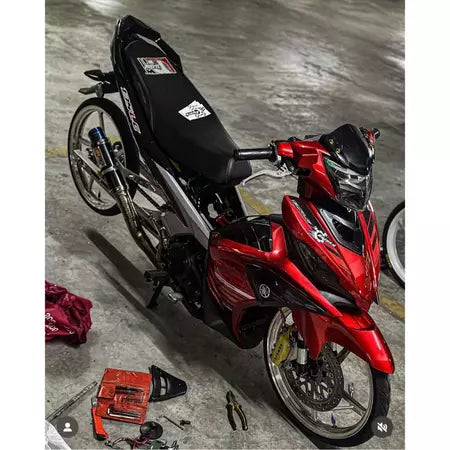 COVERSET BODYSET YAMAHA LC LC135 V6 V7 DR RED BATMAN MERAH 2015 STRIPE TANAM CODE 035 DOCTOR EDITION VELOZI