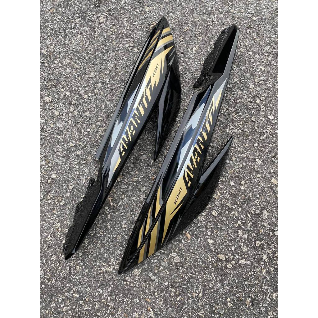 COVERSET BODYSET EGO AVANTIZ BLACK HITAM GOLD YAMAHA STICKER SIAP TAMPAL  M SEKI FULLSET NEW
