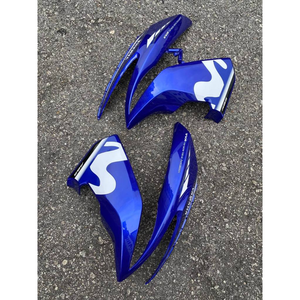 COVERSET BODYSET NVX 155 NVX155 V1 YAMAHA DOCTOR BIRU MOVISTAR M PUTIH 012 SIAP TANAM