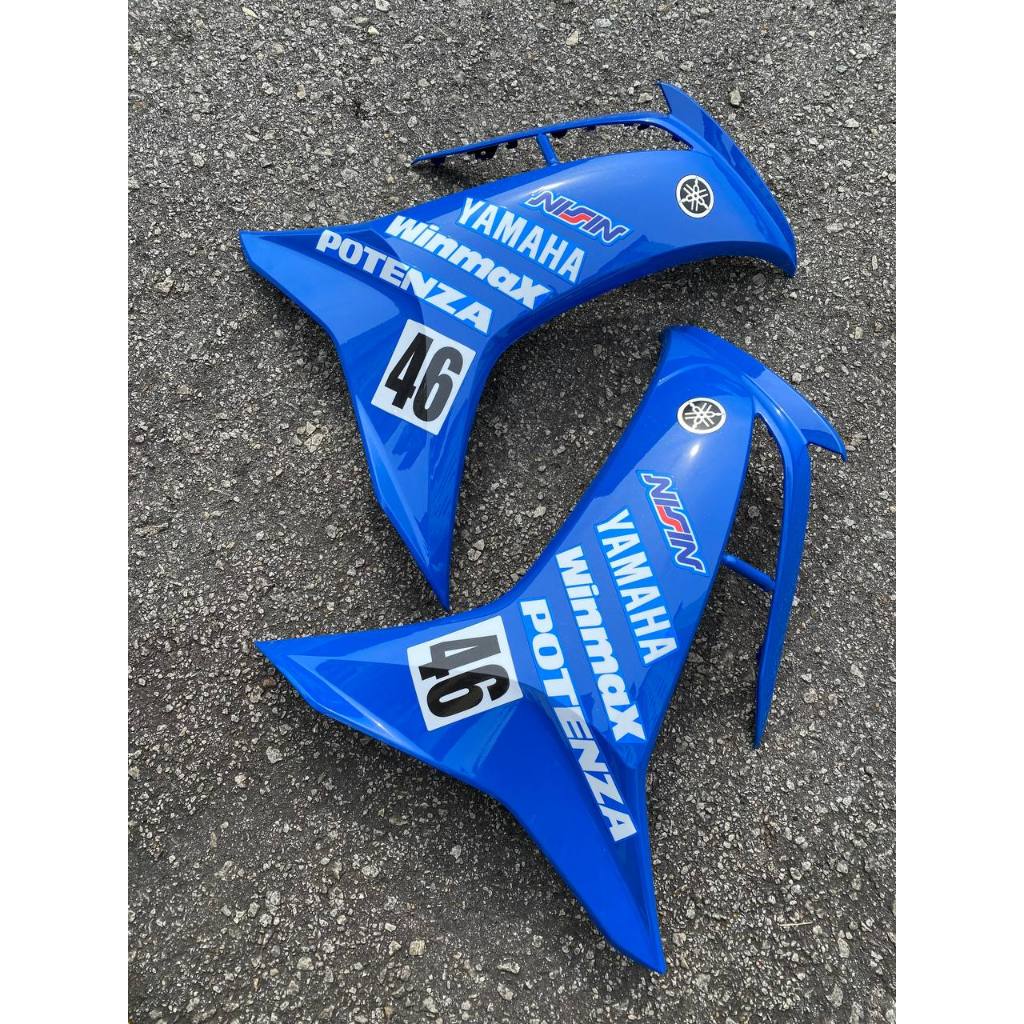 COVERSET BODYSET LC135 LC V8 DR SPOON 042 FUEL INJECTION FI YAMAHA SIAP TANAM DOCTOR OEM