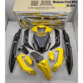 COVERSET BODYSET MODENAS KRISS MR2 YELLOW BLACK HITAM SIAP TAMPAL M SEKI SET