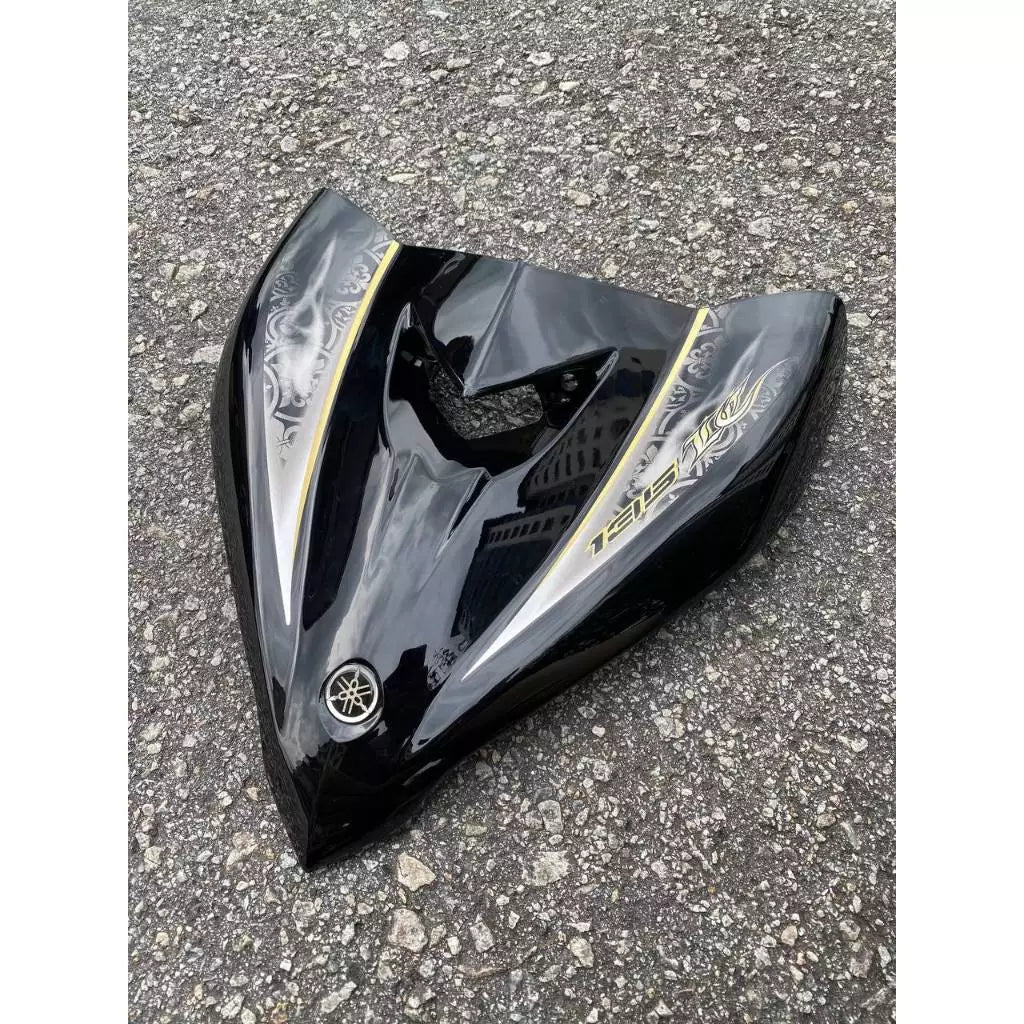 YAMAHA LC LC135 V2 V3 V4 V5 V6 V7 HITAM KILAT MATELIC BLACK FULL BATIK GOLD COVERSET BODYSET SIAP TAMPAL M SEKI MALAYSIA