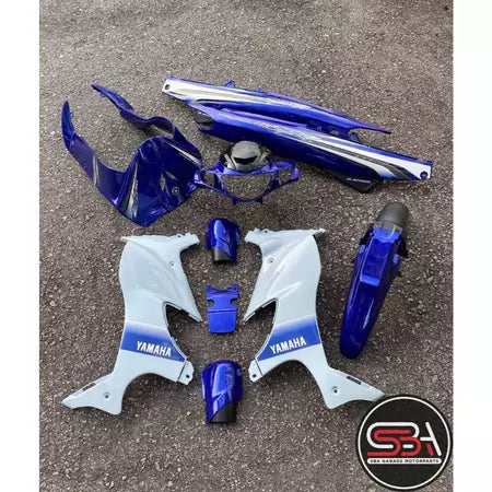 STICKER STRIPE BODY SET / COVERSET 125ZR MORITAKA BIRU GP ORIGINAL YAMAHA