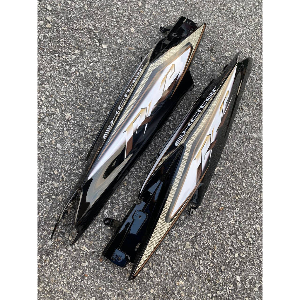 COVERSET YAMAHA LC LC135 V2 RC BLACK CRYSTAL WHITE L2-RC-1 BODYSET SIAP TANAM VELOZI WITH COVER METER