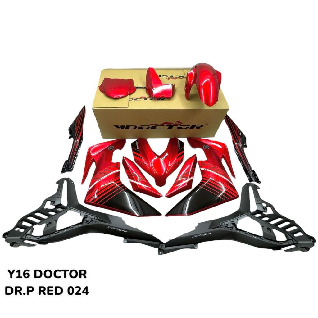 Y16 COVERSET Y16ZR P RED BATMAN MERAH 2015 024 ORIGINAL EQUIPMENT MANUFACTURED DOCTOR OEM SIAP TANAM