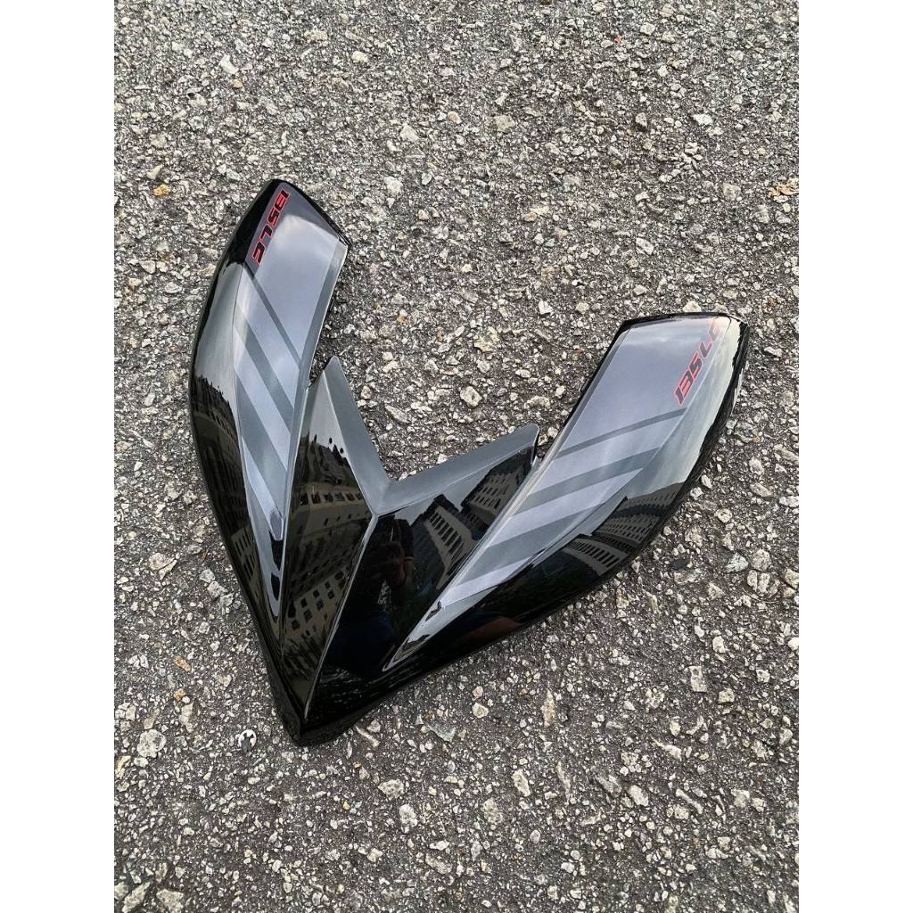 MOTORCYCLE COVERSET LC135 LC V8 METALIC BLACK HITAM BATMAN 2015 L8-ST-5 FUEL INJECTION FI YAMAHA VELOZI DOCTOR 039