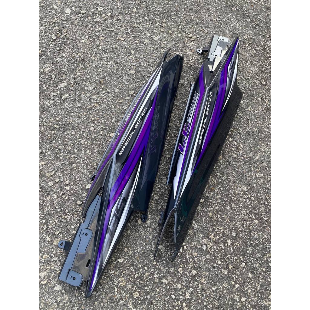 COVERSET YAMAHA LC LC135 V6 V7 PURPLE GREY TERUNG KILAT VIETNAM EDITION SIAP TANAM VELOZI WITH COVER METER L6-VN-2