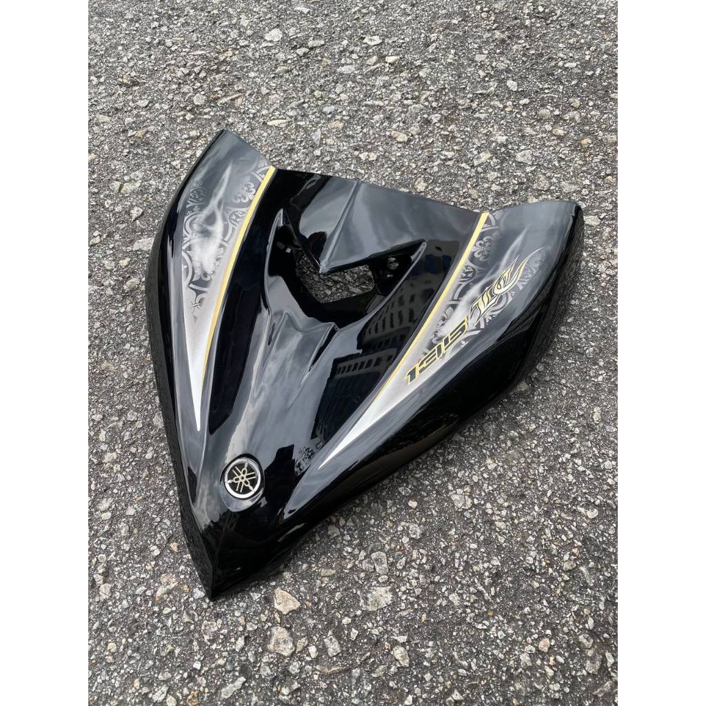 YAMAHA LC LC135 V4 V5 V6 V7 HITAM KILAT FULL BATIK GOLD - COVERSET BODYSET SIAP TAMPAL VELOZI WITH COVER METER