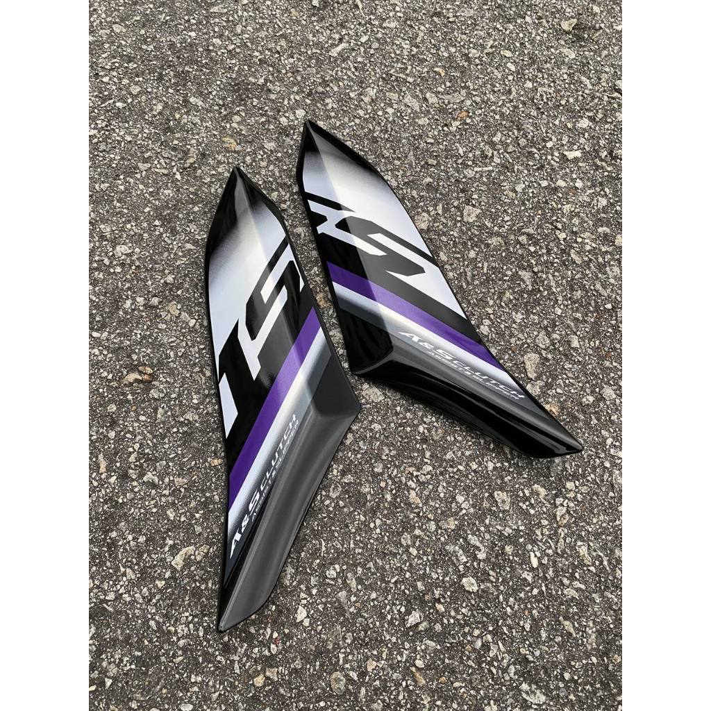 Y16 COVERSET Y16ZR CRYSTAL WHITE SMX BLACK / PURPLE Y16-S-1 ORIGINAL VELOZI YAMAHA SIAP TAMPAL / DOCTOR 005 TANAM