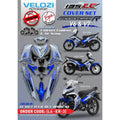 COVERSET YAMAHA LC LC135 V6 V7 EXCITER R BLUE DPBMC S3 L6-ER-3 BODYSET SIAP TANAM ORIGINAL VELOZI WITH COVER METER
