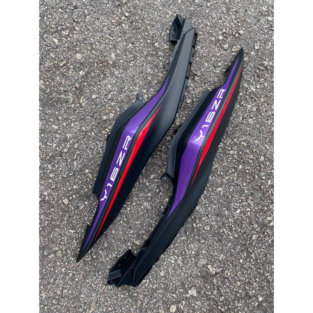 Y16 V2 COVERSET Y16ZR ORIGINAL HONG LEONG YAMAHA HLY BSM BPM1 PURPLE BLACK STANDARD SIAP TAMPAL ABS VELOZI