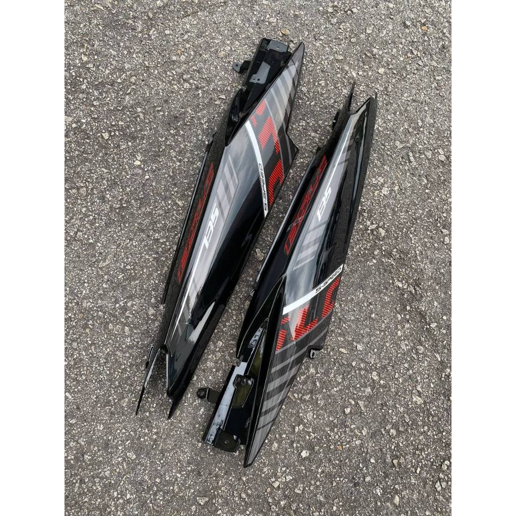 COVERSET BODYSET YAMAHA LC LC135 V6 V7 DR BLACK HITAM BATMAN 2015 STRIPE TANAM CODE 033 DOCTOR EDITION VELOZI