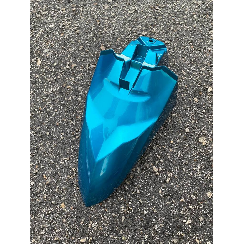 COVERSET BODYSET EGO SOLARIZ YAMAHA CYAN CM6 SILVER SIAP TAMPAL ORIGINAL HLY