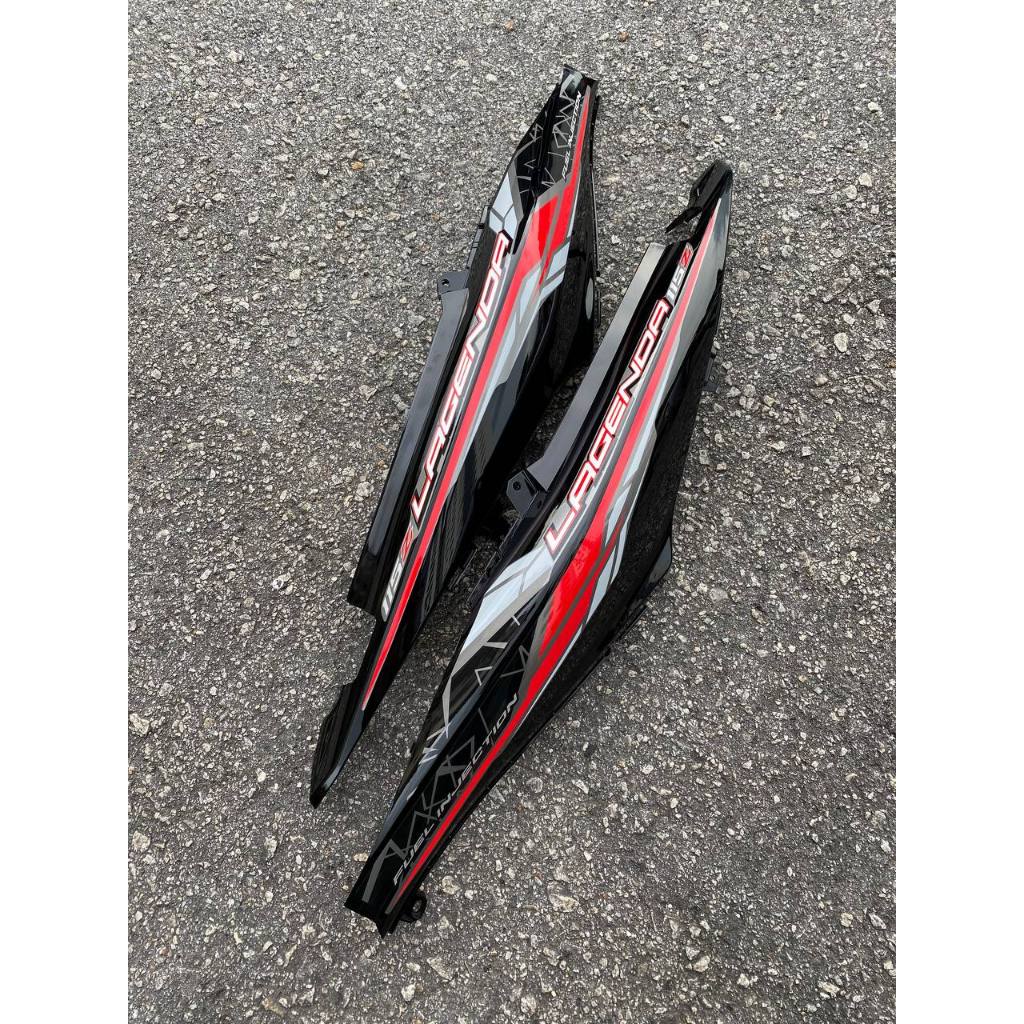 COVERSET BODYSET LAGENDA SRL 115 / 115Z Fi INJECTION HITAM KILAT RED MERAH STANDARD COLOR VELOZI M SEKI SET SIAP TAMPAL