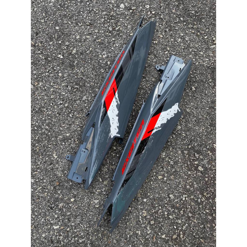 COVERSET BODYSET YAMAHA LC LC135 V6 V7 DR EXCITER NARDO GREY STRIPE TANAM CODE 025 DOCTOR EDITION OEM