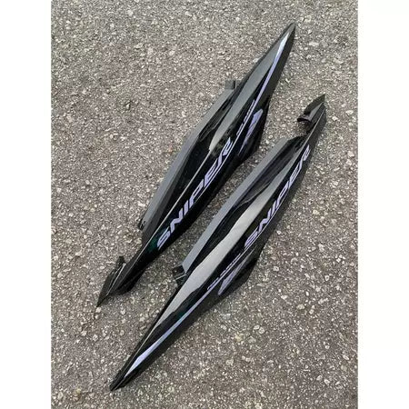 COVER SET Y15ZR V1 V2 SNIPER BLACK METALIC HITAM TANAM COVERSET PREMIUM EDITION BODYSET Y15ZR YSUKU NEW ORIGINAL VELOZI
