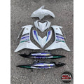 MOTORCYCLE COVERSET BODYSET LC135 LC V8 EXCITER R CRYSTAL WHITE BLACK L8-ER-2 FUEL INJECTION FI YAMAHA SIAP TANAM VELOZI