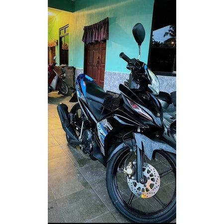 COVERSET YAMAHA LC LC135 V2 V3 V6 V7 HITAM KILAT FULL STRIPE HITAM BIRU ROBOT 9 BODYSET SIAP TAMPAL VELOZI DOCTOR 053