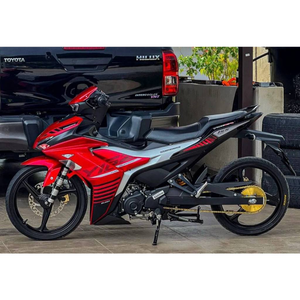 Y16 COVERSET Y16ZR V1 V2 RM7 MERAH MATELIC BLACK HITAM 2015 DESIGN BATMAN Y16-ST-5 ORIGINAL VELOZI YAMAHA TANAM DOCTOR