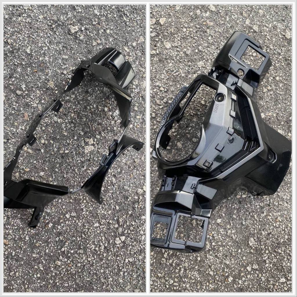 INNER VERSION KILAT MATELIC Y150 ZR Y15 V1 COMPLETE SET COVER INNER HITAM BLACK OEM DOCTOR 13 ITEM (FULLSET) READY STOK