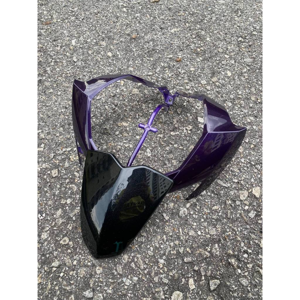 COVERSET BODYSET YAMAHA Y Y15 Y15ZR V1 V2 DOCTOR PURPLE 039 SIAP TANAM CLEAR 2K